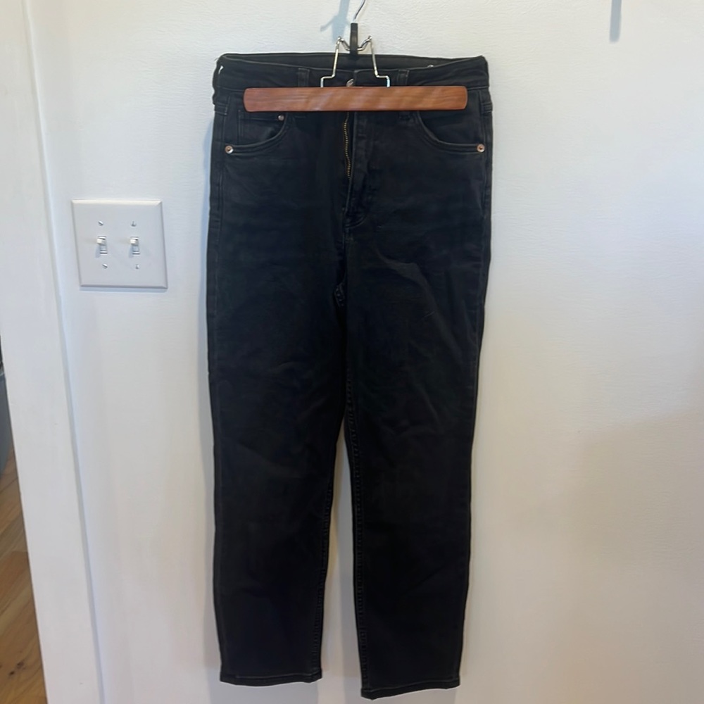 H$M vintage slim black jeans